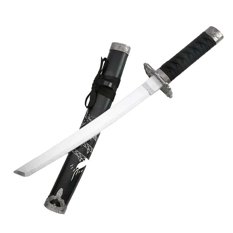 50cm High fidelity Movie Props Katana Sword Bamboo Wood blade Children's Teens Toys Wooden Swords 6