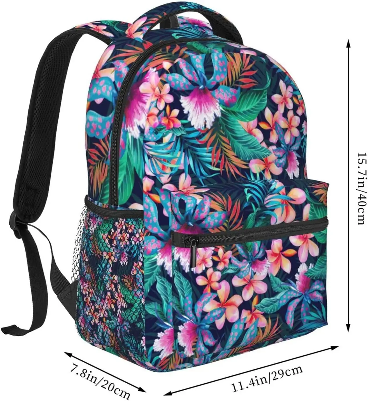 Zaino hawaiano Hawaii Fashion Travel escursionismo campeggio Daypack zaini per Computer Bookbag per uomo donna - immagine 2