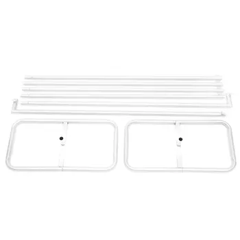 2*2.1m Wedding Arch Rectangle Large Size White Iron Wedding Arch Backdrop Stand Balloon Frame for Wedding Party Decor 5