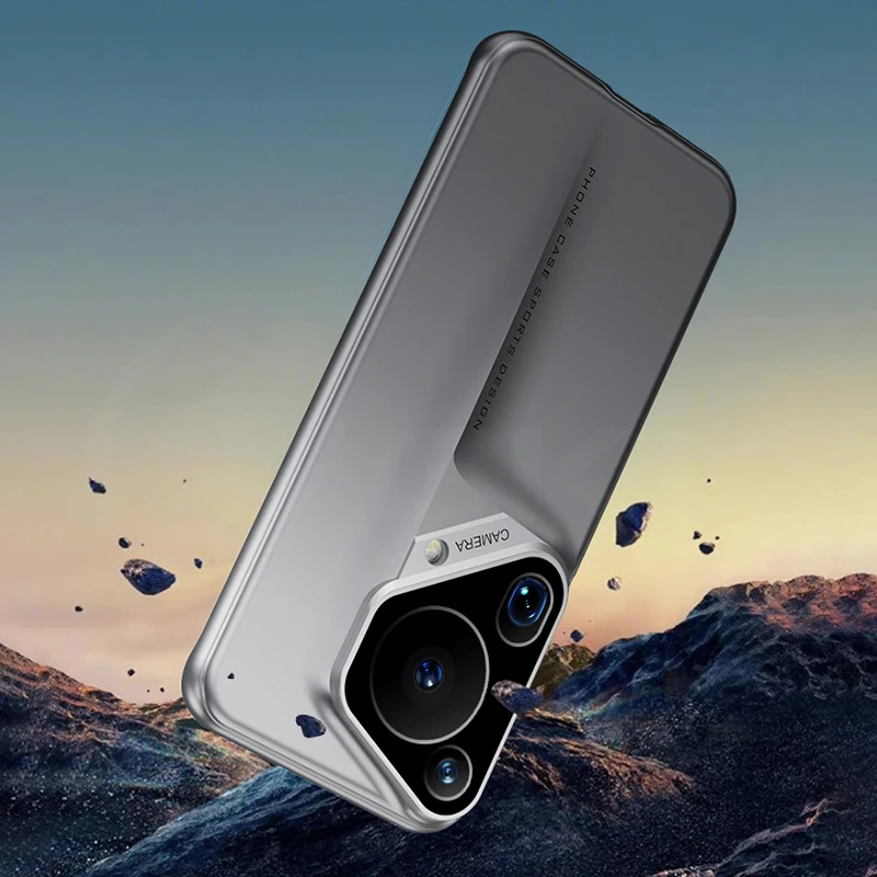 Luxury Blade Armor Plastic Case For Huawei Pura P70 Ultra Pro + Camera Protectiv