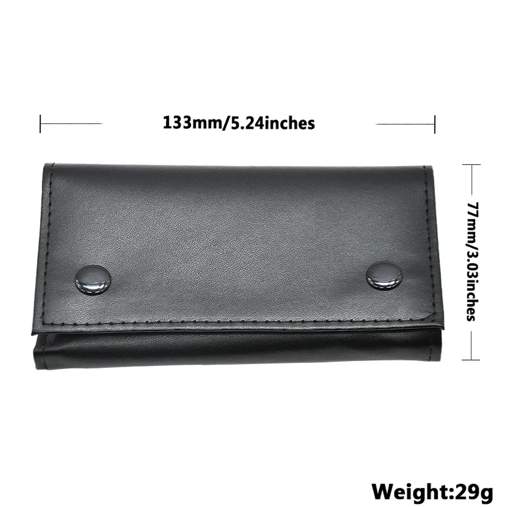 Tobacco Case Portable Storage PU Leather Bag Tobacco Pouch Case Bag Pipe Cigarette Holder Smoking Paper Holder Wallet
