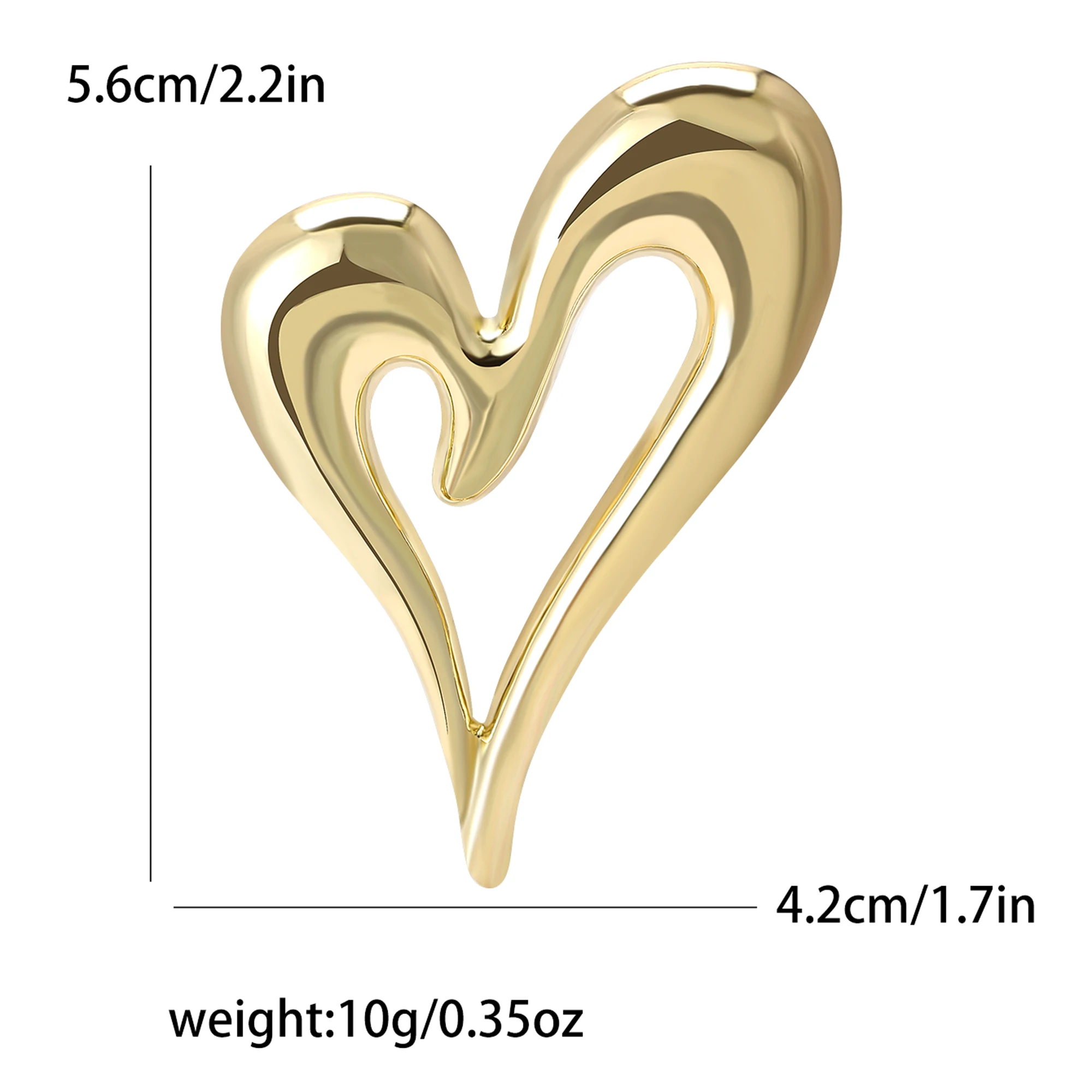 Romantische Valentinstag Strass Herz Brosche für Frauen Unisex Emaille Liebe Pins Büro Party Freund Geschenke Schmuck Zubehör – Detail 7