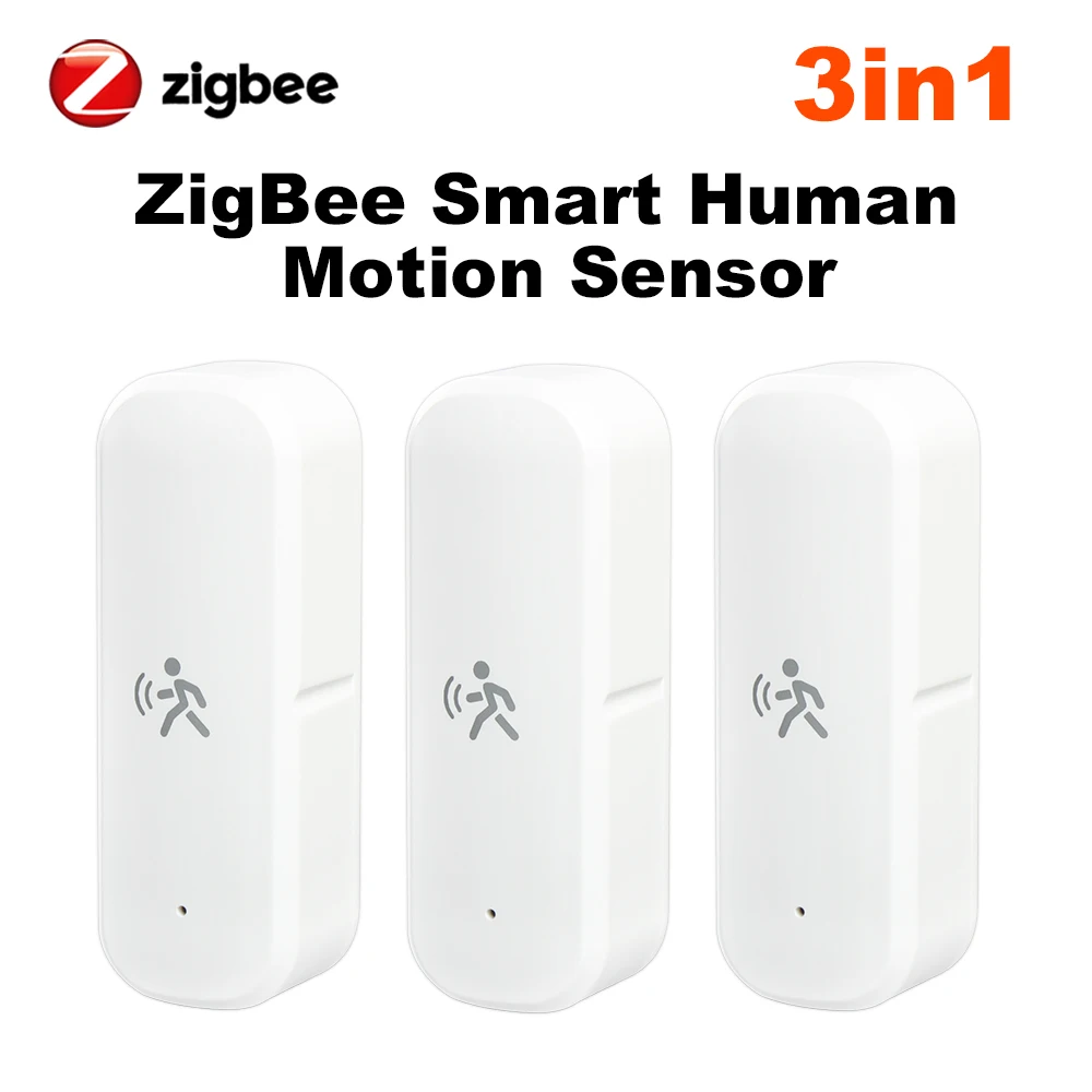 Zigbee2MQTT Zigbee3.0 Mmwave Radar PIR Human Motion เซนเซอร์อุณหภูมิความชื้นเครื่องตรวจจับ Light Lumiance Sensor Home Automation 1