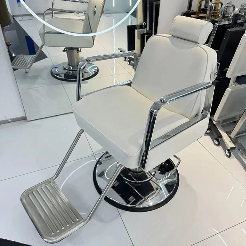 Manicure Stool Barber Chair Make Up Lash Modern Shampoo Salon Chair Barbershop Nail Tech Cadeira De Barbeiro Hairsalon Furniture high stool stylist barber chair lounge ergonomic simple hairdresser shampoo barbershop luxury cadeira giratoria spa furniture