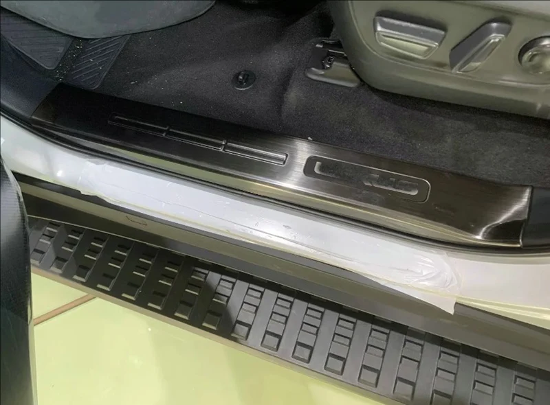 For Lexus GX550 Car Accessories Stainless Steel Inner Inside Door Sill Panel Scuff Plate Kick Step Trim Cover