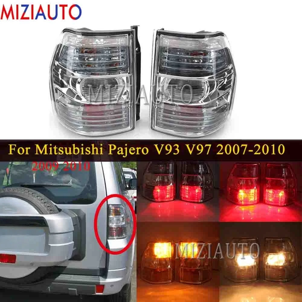 Fanale posteriore sinistro per MITSUBISHI PAJERO III fase 2, 2003-2009, Rosso e bianco, Nuovo