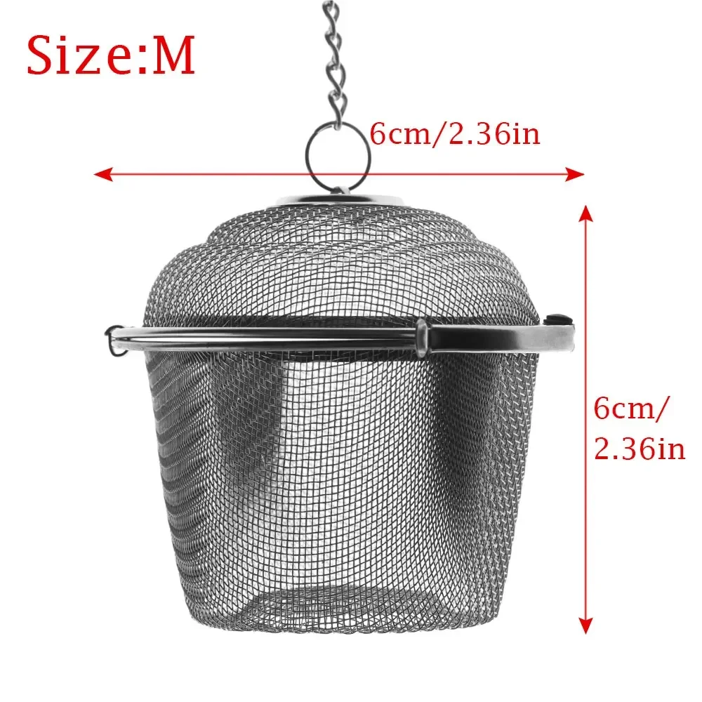 Stainless Steel Soup and Spice Colander Strainer Basket - 3 Sizes