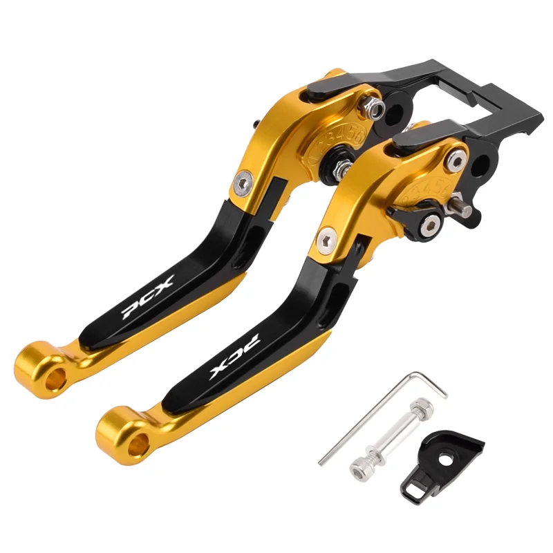 CHEKIS echtes Motorradzubehör für HONDA PCX125 PCX160 ABS-Version spezielle modifizierte Bremshupe mit Feststellfunktion Bremshebel Feststellbremshebel Handbremse verstellbarer Griff faltbarer Dosengriff – Detail 33