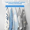 Printed Cool Blanket, Cool Feeling Blanket, Summer Cool, Air Conditioned, Small Quilt 1