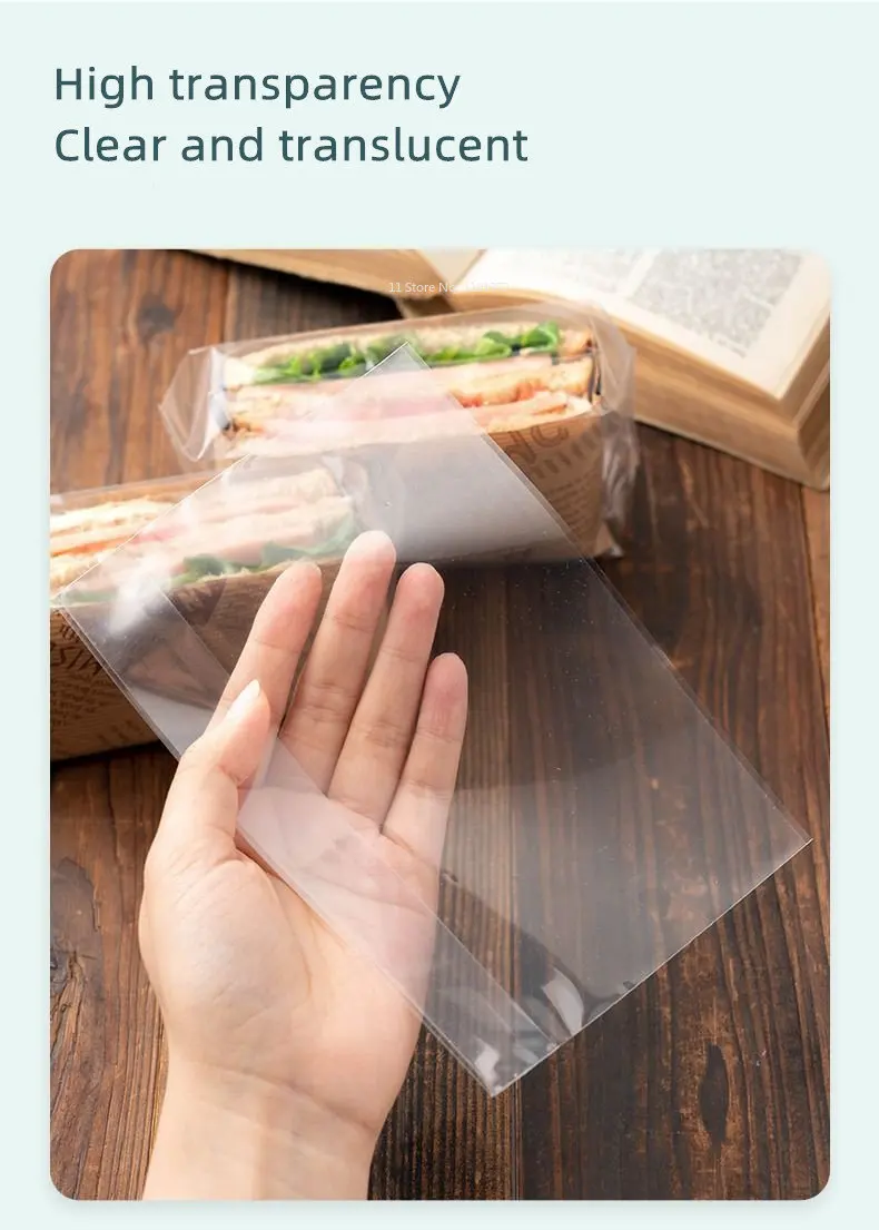 100 Sheets of Food-grade Sandwich Home Wrapping Paper Picnic Burger Paper  Night Market Take-out Bags Kitchen Grease-proof Pad - AliExpress