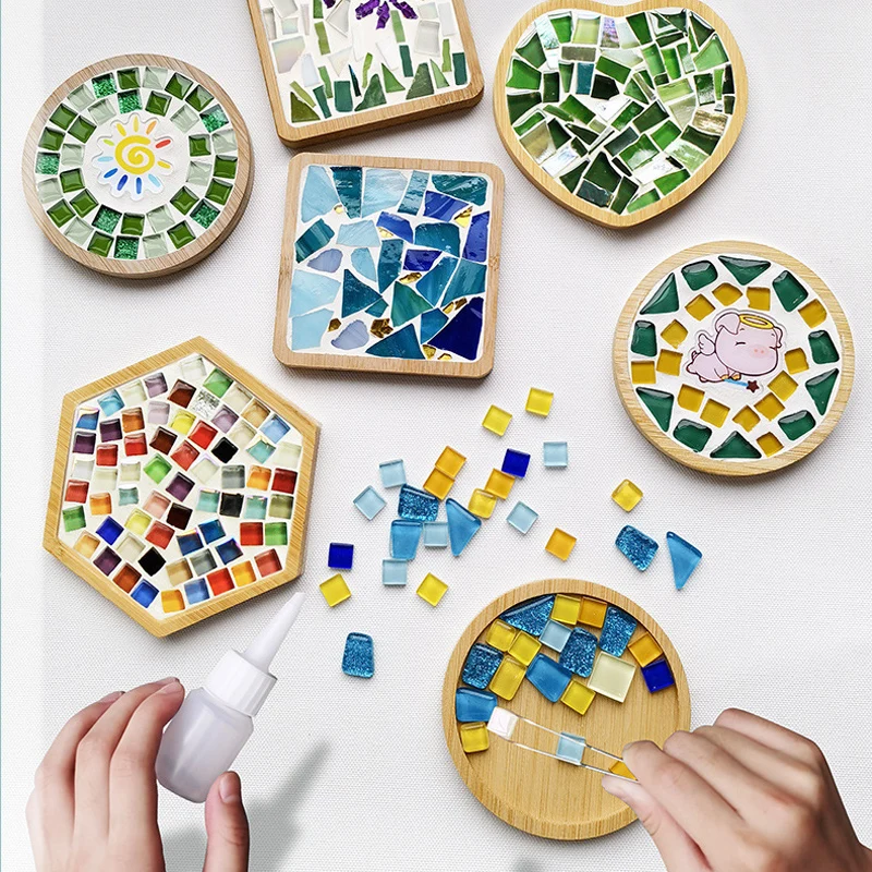 Mosaic Cup Mat Craft Toys