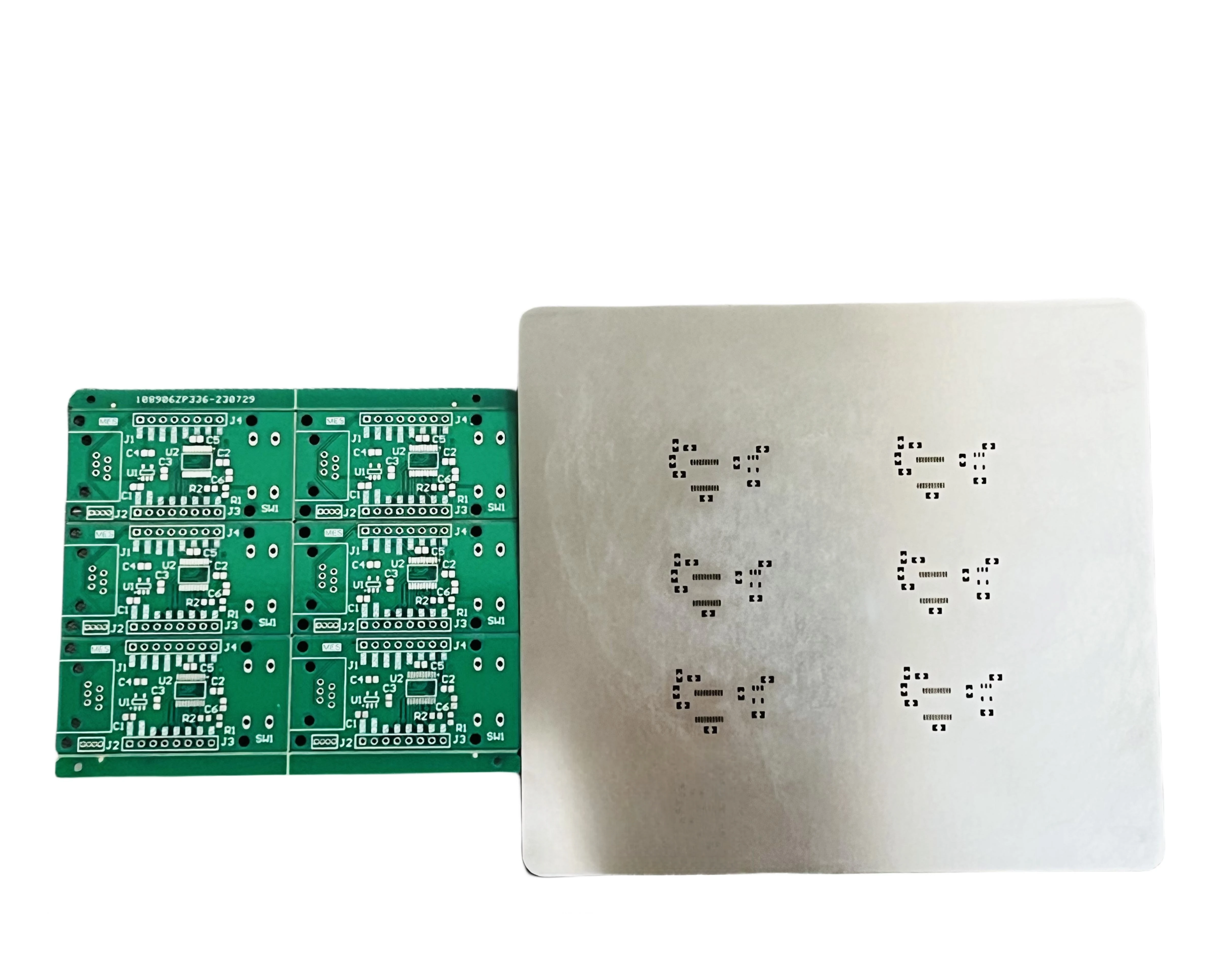 Stencil for PCB SMT PCBA Solderpaste Print Printing on the Bare Printed Circuit Board Frame Frameless 30*40mm