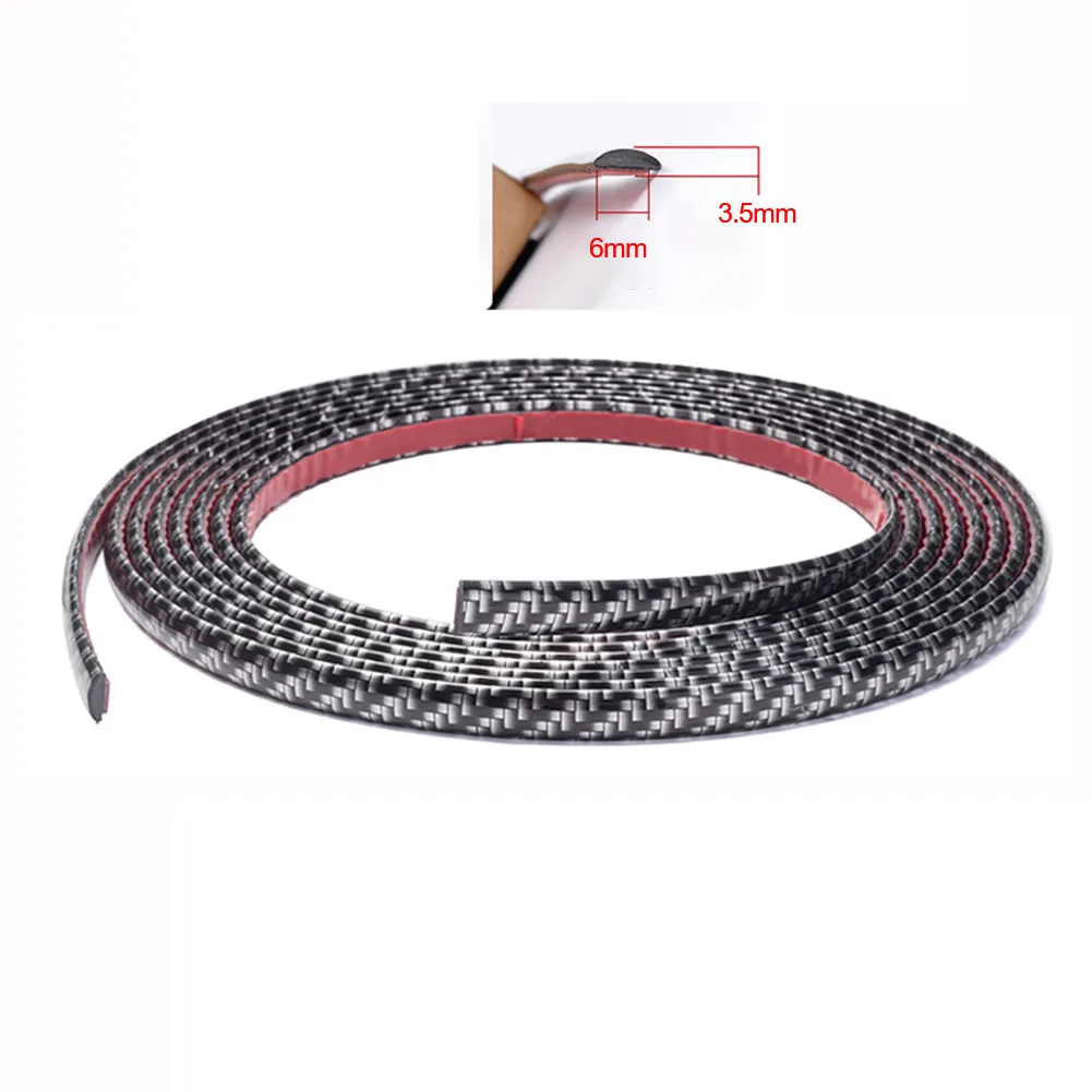 Car Decorating Line Upgrade Your Car\'s Style With High Quality Black Carbon Fiber Interior & Exterior Decoration Strip
