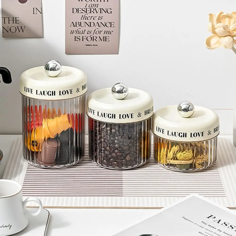 

Круглый пластиковый органайзер для хранения зерен, герметичные вместительные коробки для хранения пищевых продуктов, влагостойкие коробки для хранения сухих товаров, закуски