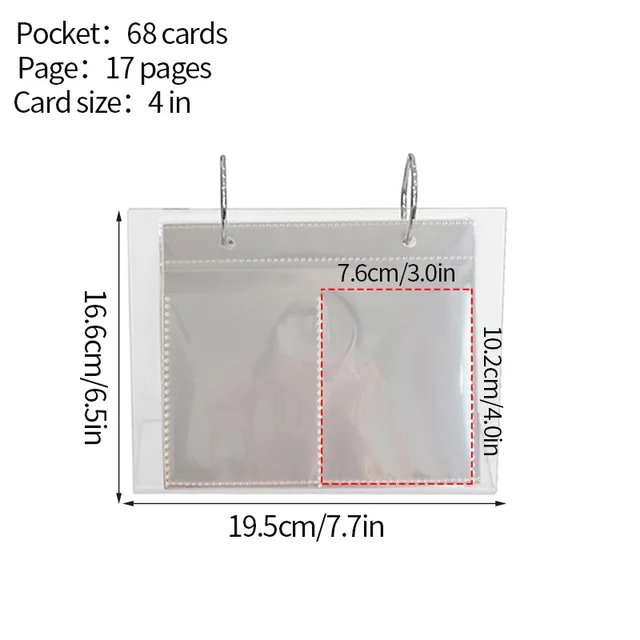 4 inch (68 pockets)