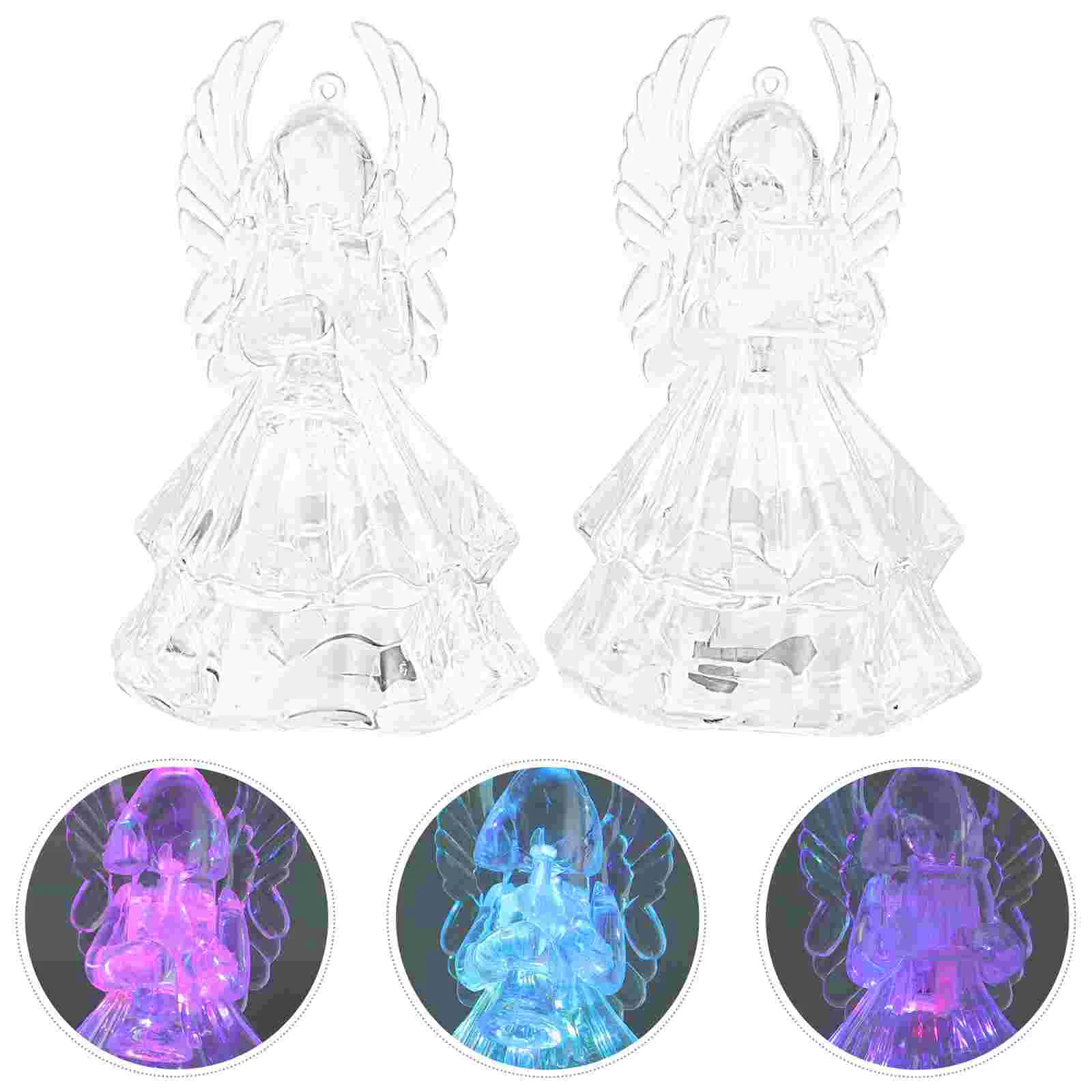 

Lovely Cartoon LED Lamps Beautiful Colorful Bedside Lights (Transparent)