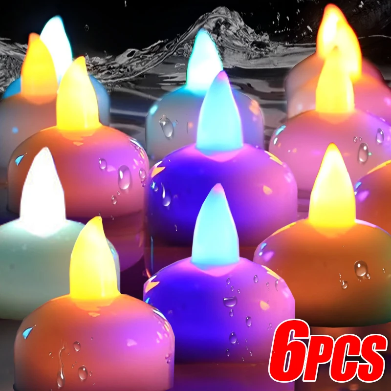 Vela Eléctrica Parpadeante De Luz LED Tipo Vela Si... - Grandado