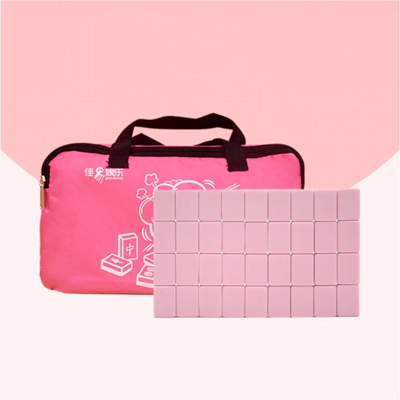 Hot Mini 22MM/24MM Portable Travel Mahjong Set Carry Bag Mah-jong With  Leather Table Mat Indoor Entertainment Majiang Board Game - AliExpress