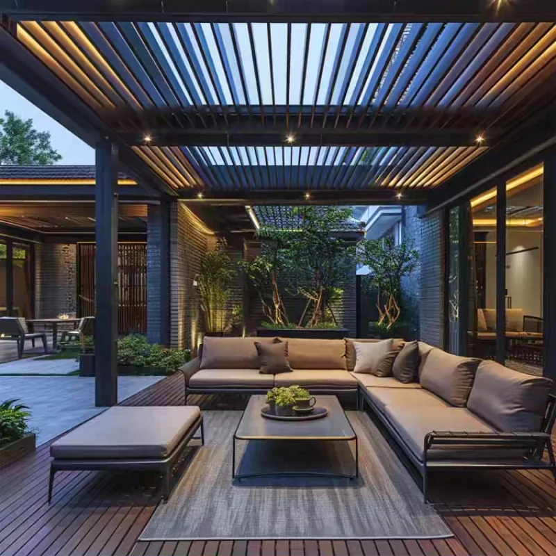 Electric Aluminum Pergola Gazebo 2