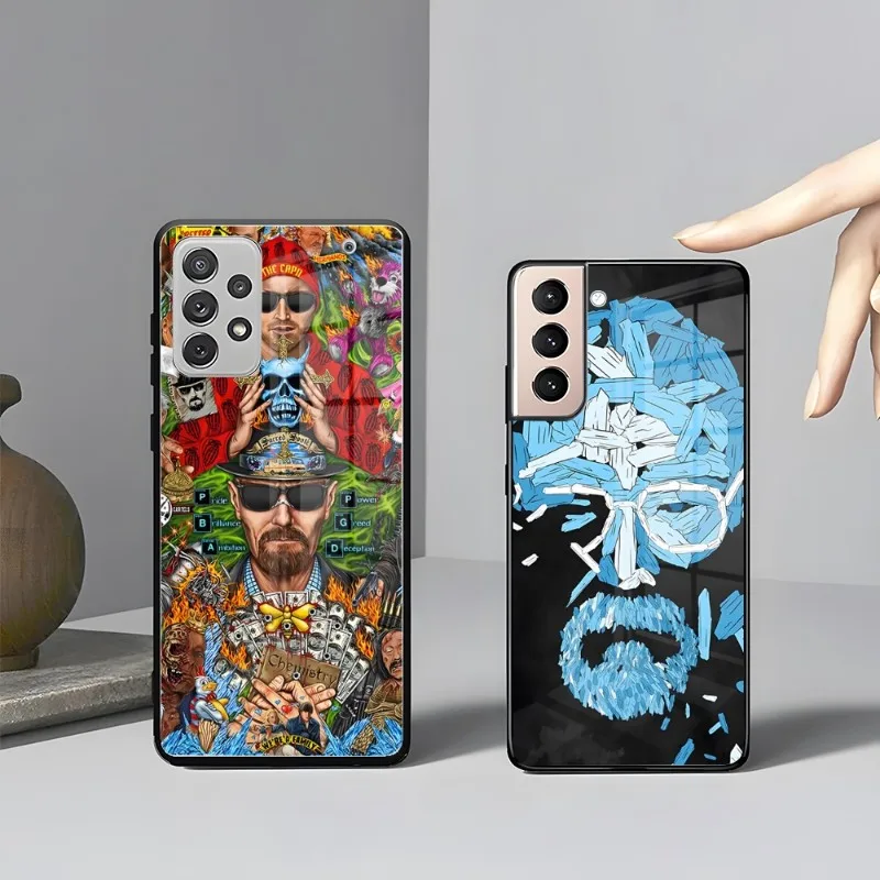 Heisenberg Breaking Bad Phone Case Samsung S 23 S 21 S 22 Ultra A 42 32 5G 52 51 Note 20 S10 E Plus Fe Pro A12 Glass Cover