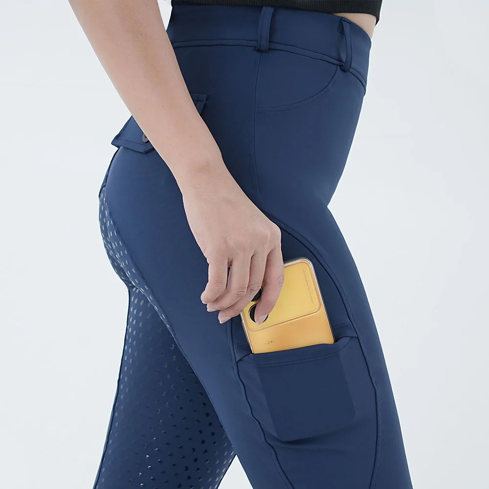 Women's Horse Riding Pants Full-Seat Breeches Equestrian Schooling Tights Outdoor Sportswear Knight Equipment Clothes 6