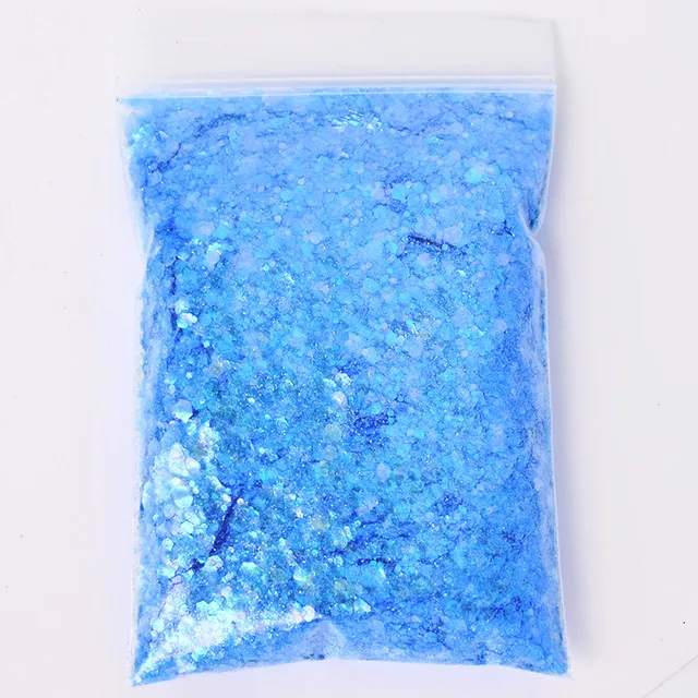 8 Colors Nail Crystal Diamond Powder Rainbow Color Glitter Shiny Pigment Holographic Glass Micro Drill Nails Art Decoration 8-10g