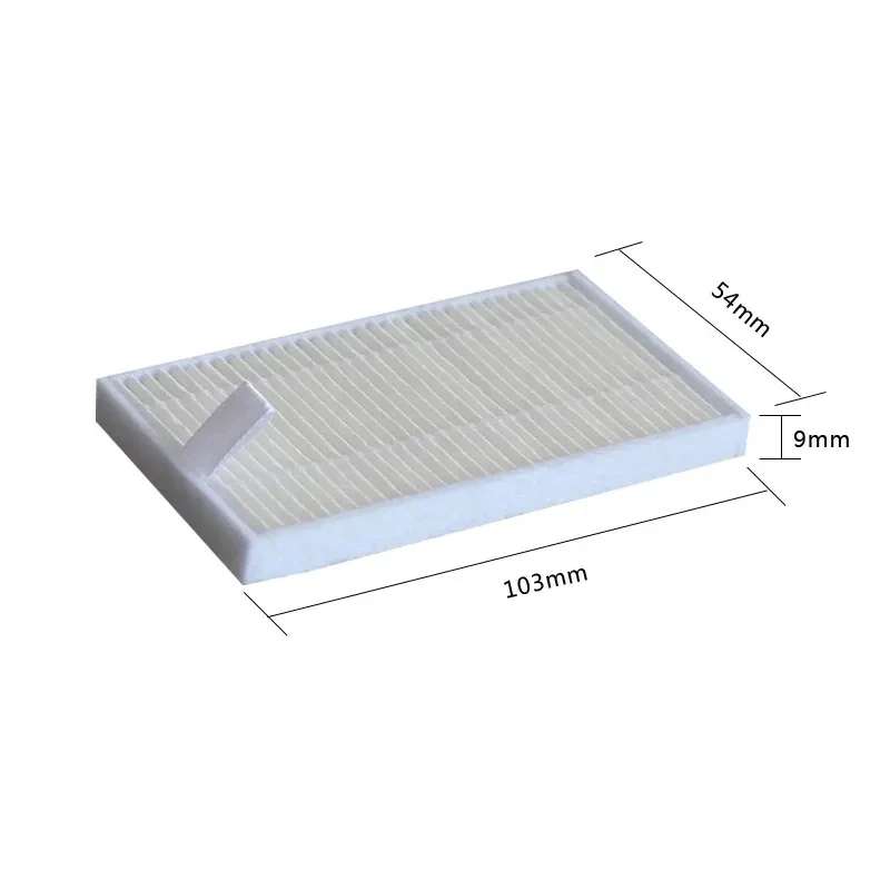 Enhanced Replacement Accessories Kit for Robotic Vacuum Cleaners - Includes Roller Brush, Side Brushes, HEPA Filter, and Mop Cloth