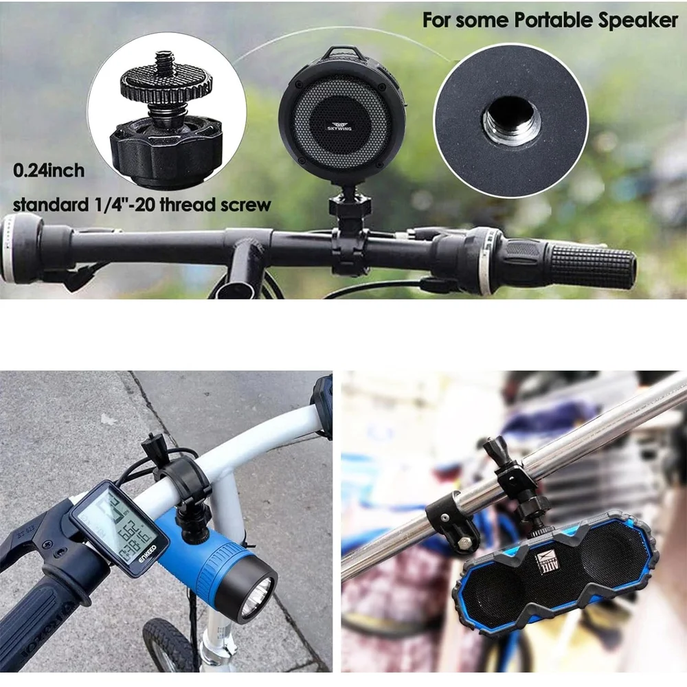 Bicycle Handlebar Mount Bike Holder For GoPro Hero 13 12 11 10 9 8 Insta360 X2 X3 x4 X5 DJI Osmo Action 5 4 3 SJCAM AKASO Camera
