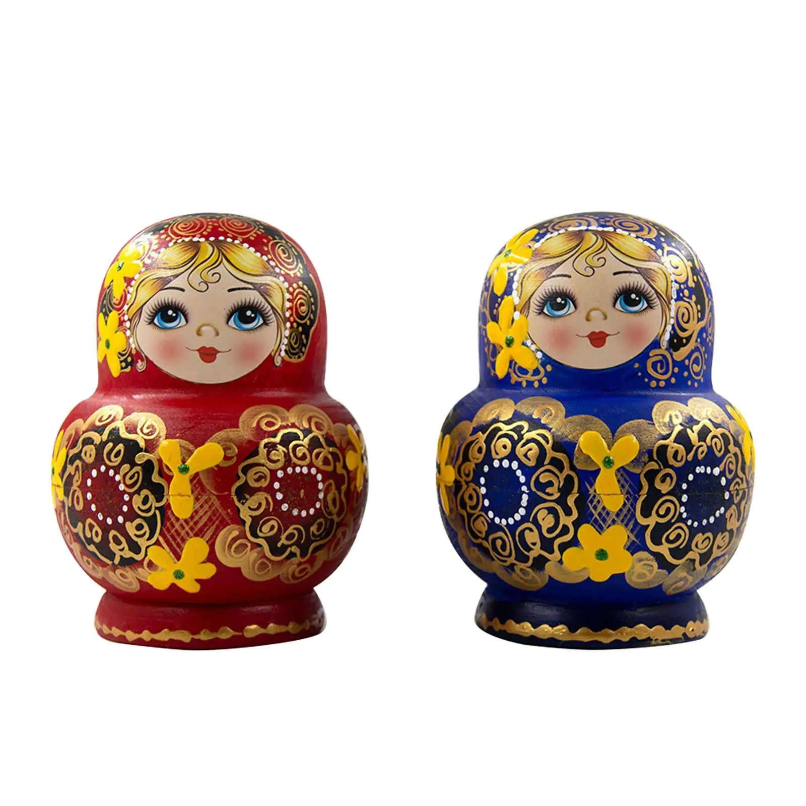 

Деревянные гнездовые куклы, игрушка для комнаты, офисное украшение, 10 шт.