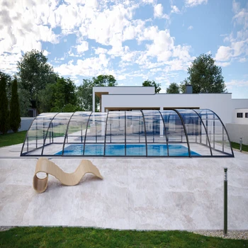 Albixon Monaco Future couverture de piscine transparente 1
