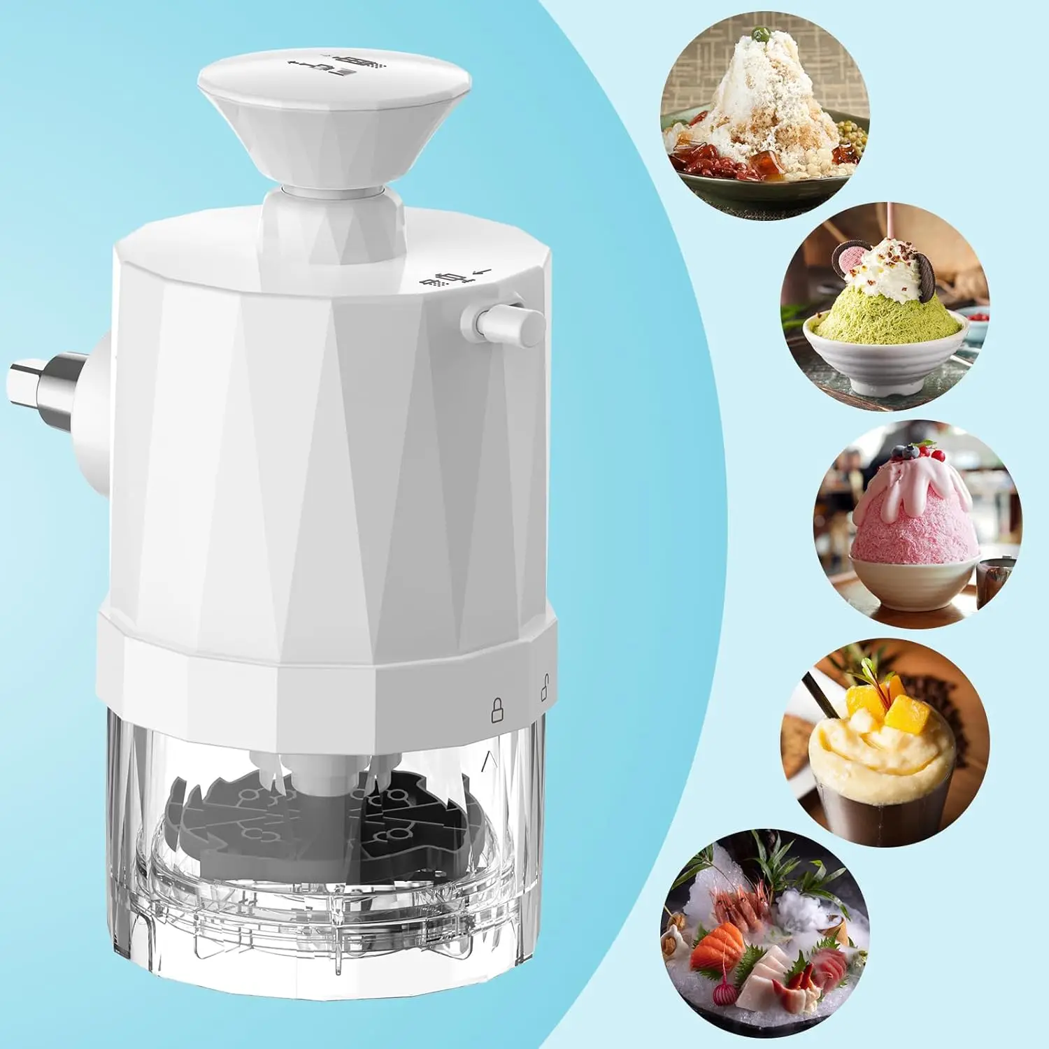 https://ae01.alicdn.com/kf/Sabbe044605544183a88757d468d037ddF/FOR-KitchenAid-Shave-Ice-Attachment-with-8-Extra-Plastic-Ice-Molds-KSMSIA-KSIA4IM-White.jpg