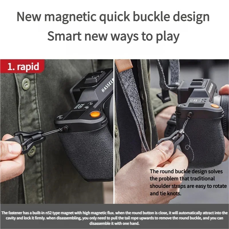 Falcam 공식 V2 시리즈 Maglink 카메라 퀵 마그네틱 버클 숄더 스트랩 및 버클 손목 스트랩 전문적이고 내구성이 뛰어남