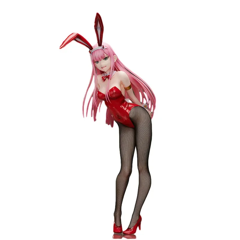 

43 см аниме Дарлинг в FRANXX Zero Two Code 002 Bunny girl Sexy Girls PVC экшн-фигурки модели игрушек T30