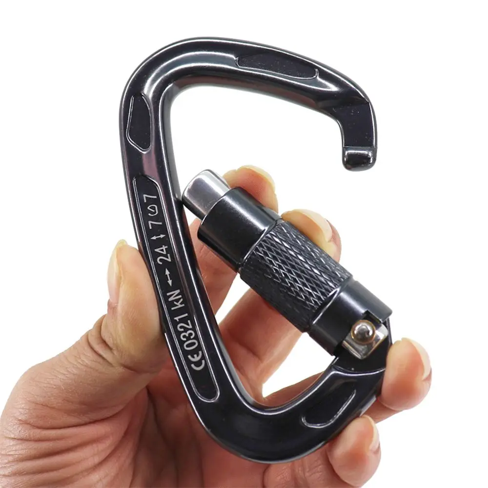 12KN Carabiner Clips Outdoor Automatic Lock Buckle