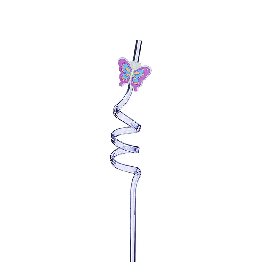 Creative straws butterfly shaped straws party shaped children