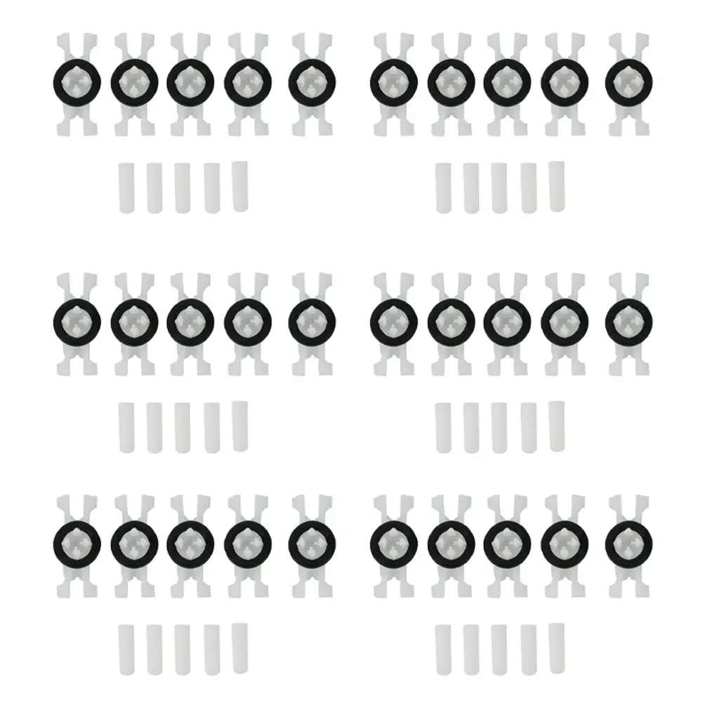 

30pcs Top Roof Rain Gutter Moulding Trim Fastener Clip For BMW E46 51138204858 51134501967 Door Panel Clips High Quality