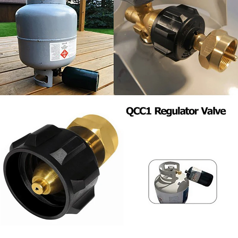 Outdoor Picnic Gas Cylinder Tank Propane Refill Adapter QCC1 Regulator Valve Converter BBQ Tools Factory Outlet | Спорт и