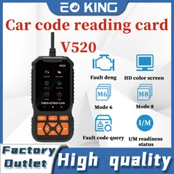 Hot Selling Car Diagnostic Scanner Tool v520 OBD Car Trouble Code Reader OBD 2 Car Engine Troubleshooting Tool