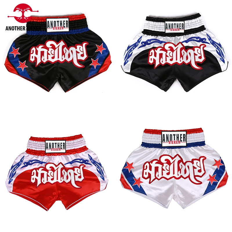 

Muay Thai Shorts Embroidery MMA Shorts Men Women Kids Kickboxing Boxing Pants Martial Arts Fight Wear Gym Fitness Combat Uniform