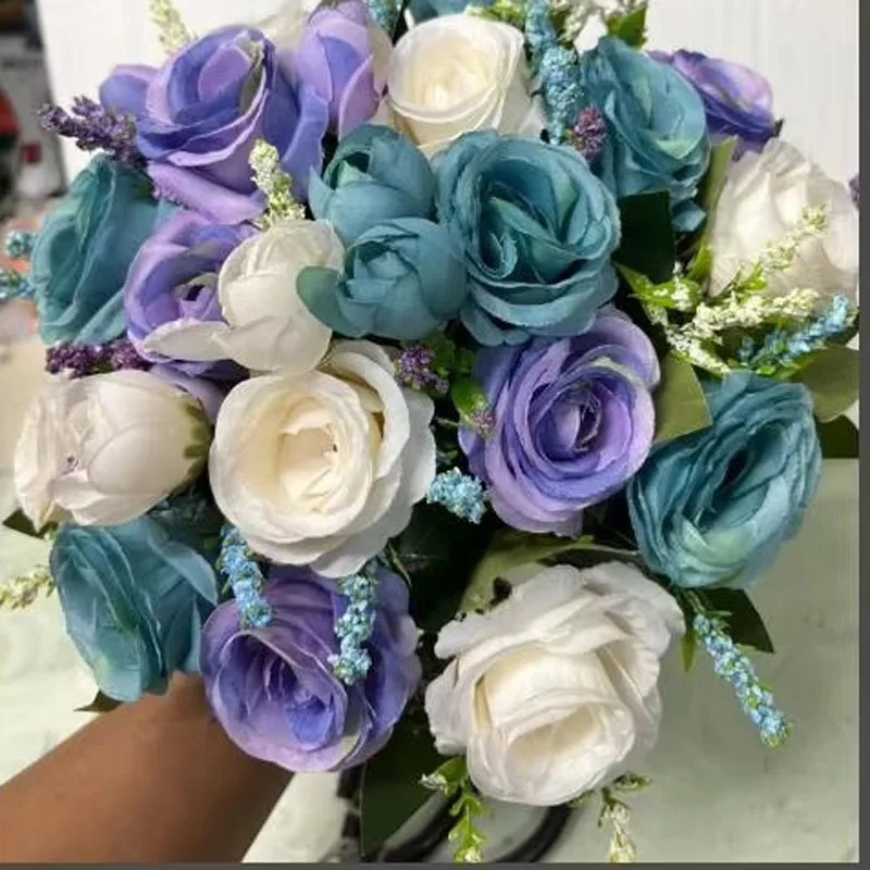 アーティフィシャルフラワー ウェディング ブーケ 造花 カラフル フルーツポンチなブーケ| 造花ブーケ ウェディングブーケ お色直し