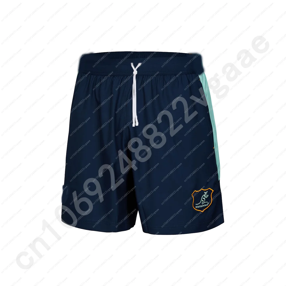 Rugby Jersey Men Male Clothes Kids T Shirt Team Boys Tee Home Top Trousers Shorts Training Adults Wallabies Pants New Gym