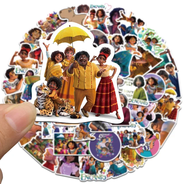 10/50PCS New Encanto Mirabel Kids Toy Stickers Disney Cartoons Movie Kawaii Fashion Anime Sticker for Laptop Phone Fridge Decor 3