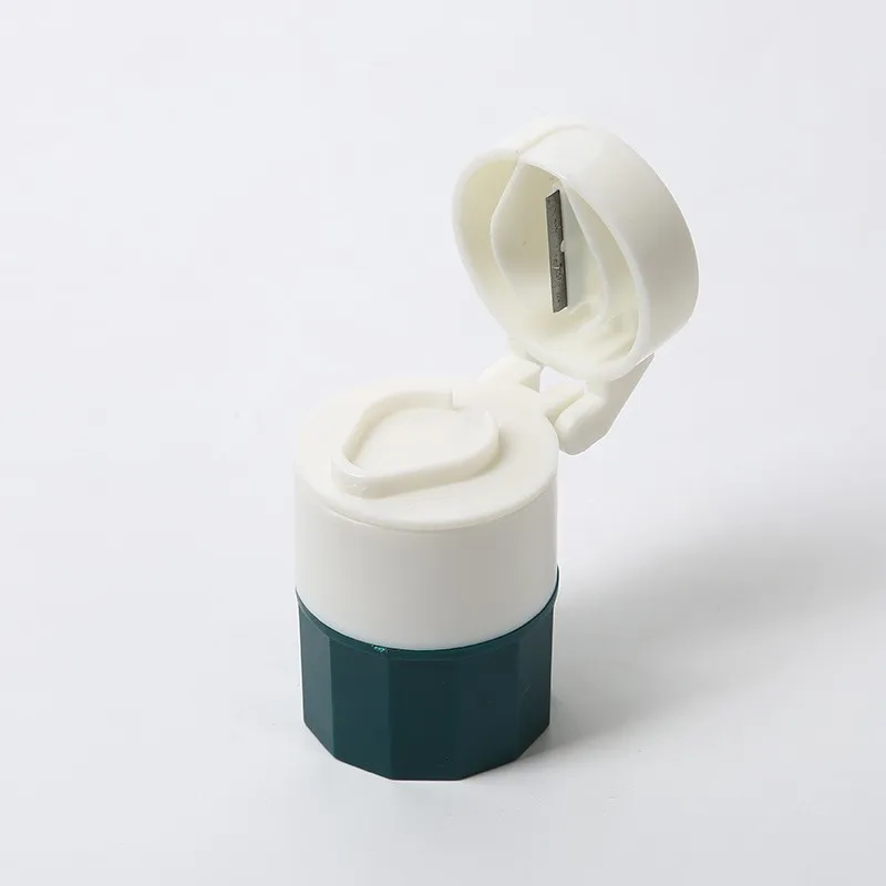 Pill organizer 4 In 1 Portable Medicine Splitter Powder Grinder Cutter Box Storage Drug Container Pillbox