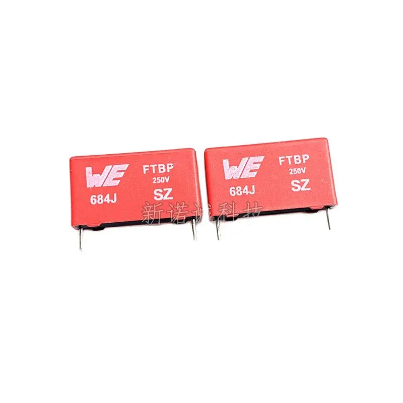 

10pcs/ WE FTBP 250V 684 0.68UF 250V 680NF correction safety gauge film capacitor foot distance 22.5