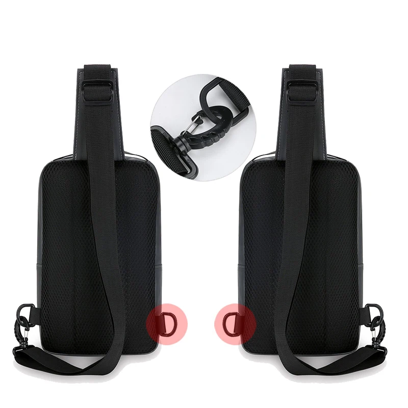 Large capacity men's Cross Commuter Bag chest bag men's messenger bag men's motorcycle backpack work bag