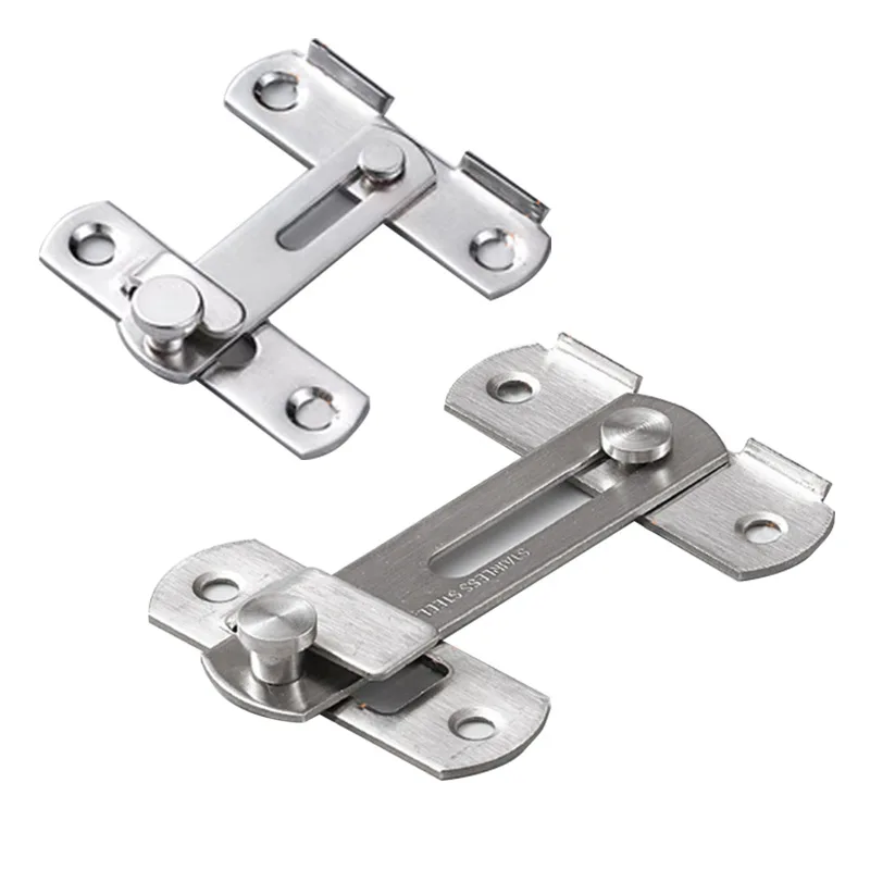 2/3 Inch Stainless Steel Hasp Latch Lock Door Lock Gate Bolt Wine Cabinet Closet Window Door Plug
