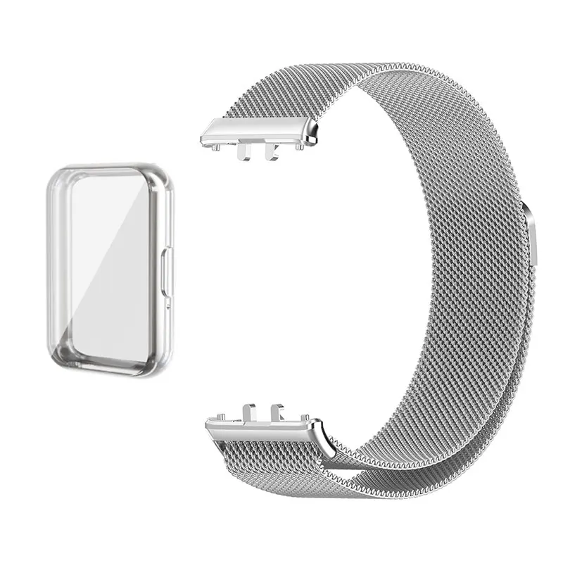 Milanese Magnetic Loop Metal Strap with TPU Case Screen Protector
