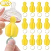 Yellow Sponge Nipple Brush Baby Milk Bottle Washing Tools 360° Rotating Cleaning Brush Infant Pacifier Brushes Nipples Cleaner 1