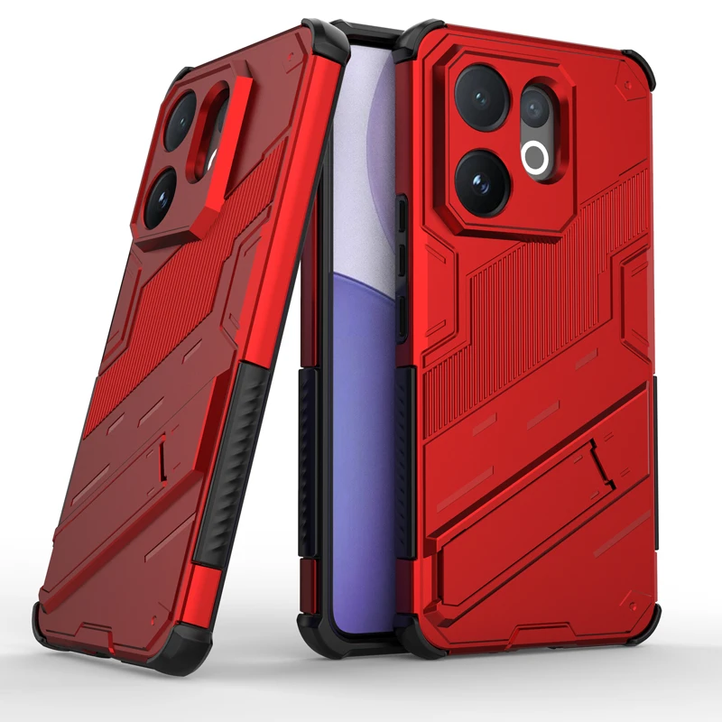 Punk Style Shockproof Rugged Armor Phone Case with Bracket
