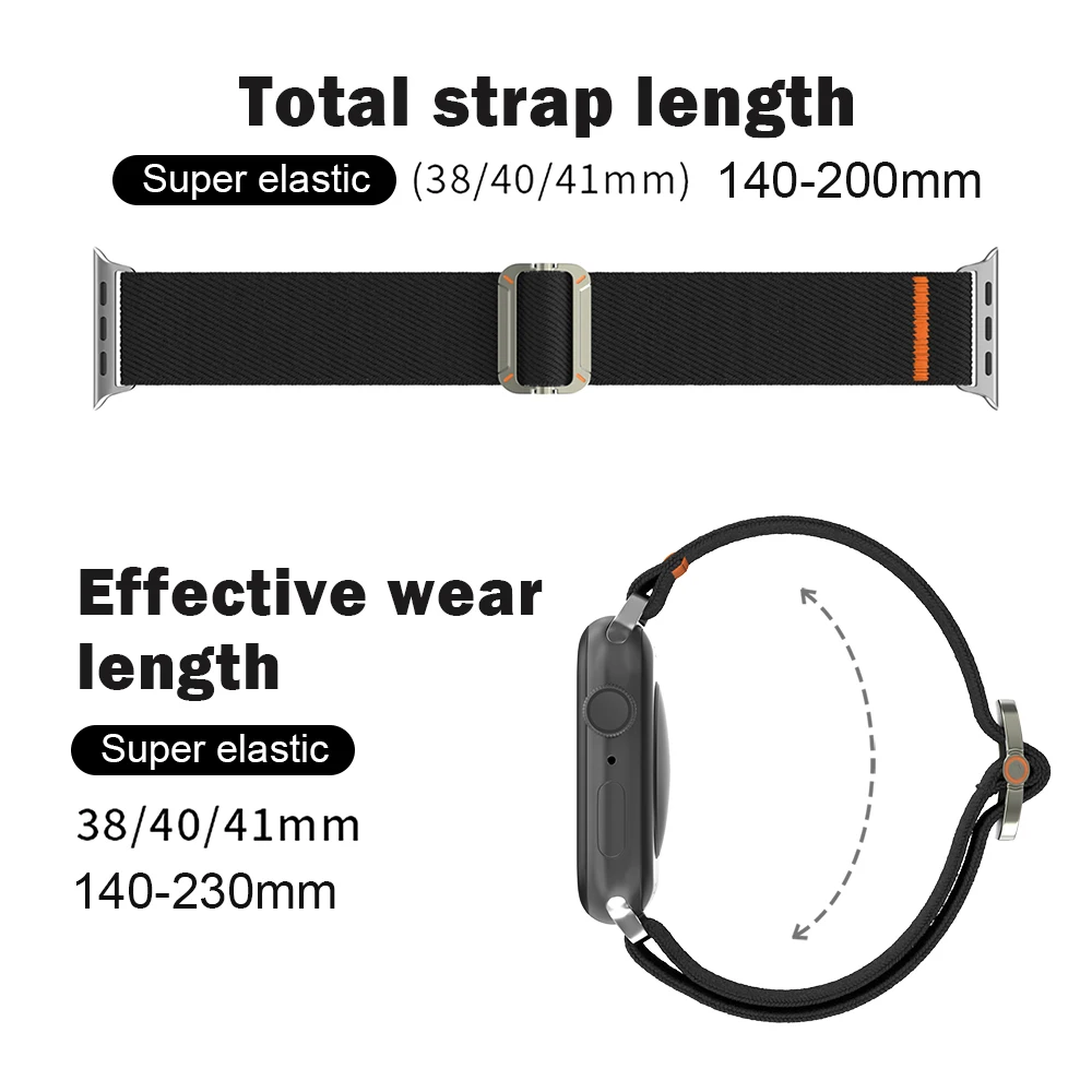 Versatile Nylon Loop Smartwatch Sports Band Bracelet
